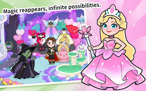 Gameplay screenshot 1 from Paper Princess's Fantasy Life - Educational game